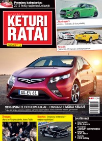 Keturi ratai 2012 Sausis Nr. 1 viršelis