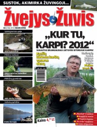 Žvejys ir žuvis 2012 Rugpjūtis Nr. 8 viršelis